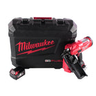 Cloueur à batterie Milwaukee M18 FFN-401C 18 V 50 - 90 mm sans balais + 1x batterie 4,0 Ah + coffret - sans chargeur