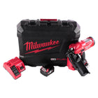 Cloueur à batterie Milwaukee M18 FFN-401C 18 V 50 - 90 mm sans balais + 1x batterie 4,0 Ah + chargeur + coffret
