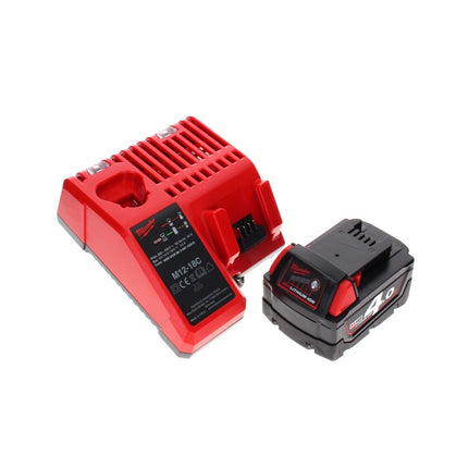 Cloueur à batterie Milwaukee M18 FFN-401C 18 V 50 - 90 mm sans balais + 1x batterie 4,0 Ah + chargeur + coffret