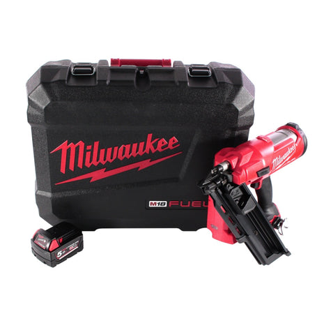 Milwaukee M18 FFN-501C cloueur sans fil 18 V 50 - 90 mm sans brosse + 1x batterie 5,0 Ah + Coffret - sans chargeur