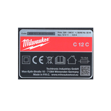 Milwaukee Akku Starter Set 12 V mit 3x Akku 2,0 Ah + M12 C12C Ladegerät - Toolbrothers