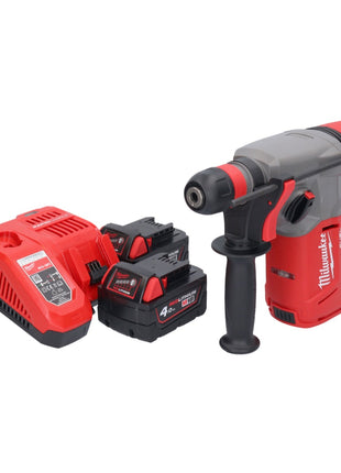 Marteau combiné à batterie Milwaukee M18 CHX-402 18 V 2,5 J SDS plus brushless + 2x batteries 4,0 Ah + chargeur