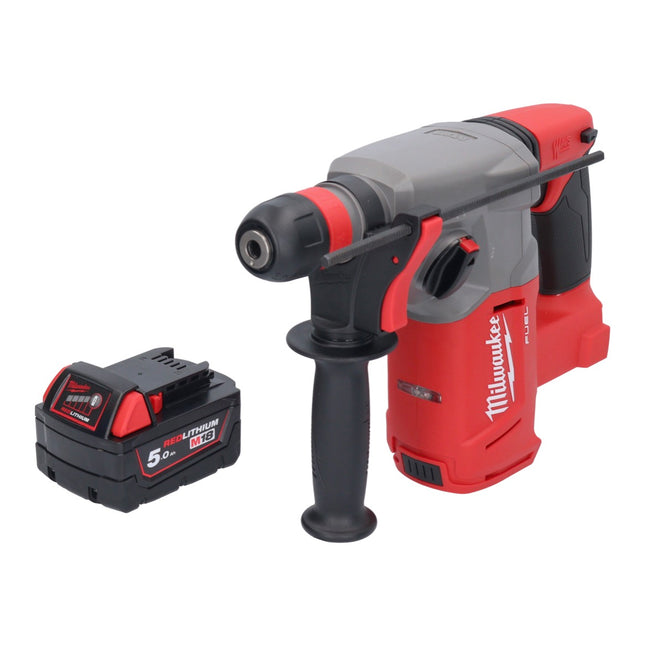 Marteau combiné à batterie Milwaukee M18 CHX-501 18 V 2,5 J SDS plus brushless + 1x batterie 5,0 Ah - sans chargeur