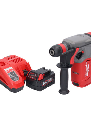 Marteau combiné à batterie Milwaukee M18 CHX-501 18 V 2,5 J SDS plus brushless + 1x batterie 5,0 Ah + chargeur