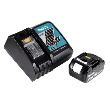 Cisaille à gazon sans fil Makita DUM 604 RF1 18 V + rallonge de poignée avec rouleau + 1 batterie 3,0 Ah + chargeur