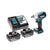 Makita DTW 300 RM Clé à choc 18 V 330 Nm 1/2'' Brushless + 2x batterie 4,0 Ah + chargeur