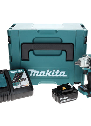 Makita DTW 300 RM1J Visseuse à chocs sans fil 18 V 330 Nm 1/2" + 1x Batterie 4,0 Ah + Chageur + Coffret Makpac