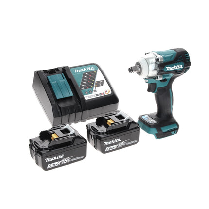 Makita DTW 300 RT Visseuse à chocs sans fil 18 V 330 Nm 1/2" Brushless + 2x Batteries 5.0 Ah + Chargeur