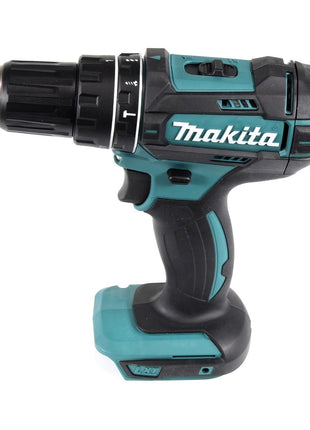 Makita DHP 482 SF1TX perceuse à percussion sans fil 18 V 62 Nm + 1 batterie 3,0 Ah + chargeur + jeu de 70 forets + coffret en aluminium TX