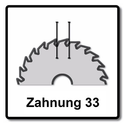 Makita MCCS15033E Lame de scie SPECIALIZED EFFICUT 150 x 20 x 1,1 mm - 2 pièces (2x B-69325) 33 dents