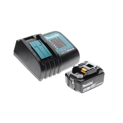 Makita DDF 484 SM1TX Perceuse-visseuse sans fil 18 V 54 Nm Brushless + 1x Batterie rechargeable 4.0 Ah + Chargeur + Jeu de mèches - 70 pièces + Coffret aluminium TX