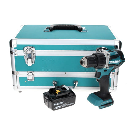 Makita DDF 484 T1TX Perceuse-visseuse sans fil 18 V 54 Nm Brushless + 1x Batterie 5,0 Ah + Jeu de mèches 70 pièces + Mallette en aluminium TX - sans chargeur