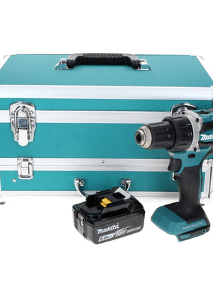 Makita DDF 484 G1TX Perceuse-visseuse sans fil 18 V 54 Nm Brushless + 1x Batterie 6,0 Ah + Jeu de mèches - 70 pièces + Coffret en aluminium TX - sans chargeur