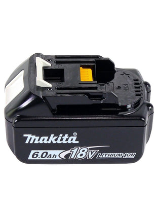 Makita DHP 482 G1TX W taladro percutor inalámbrico 18 V 62 Nm blanco + 1x batería 6,0 Ah + juego de brocas de 70 piezas + maletín de aluminio TX - sin cargador