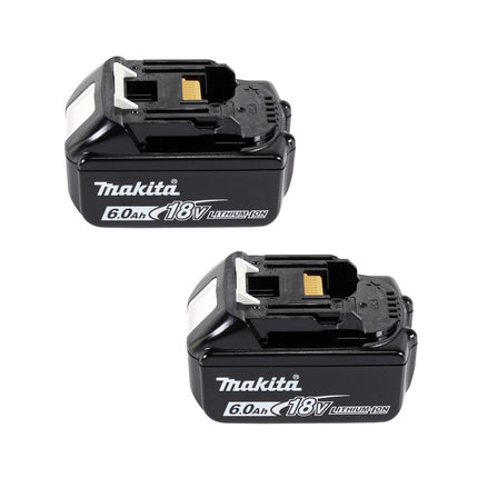 Tronçonneuse à batterie Makita DUC 306 G 36 V (2x 18 V) sans balais 30 cm + 2x batterie 6,0 Ah - sans chargeur