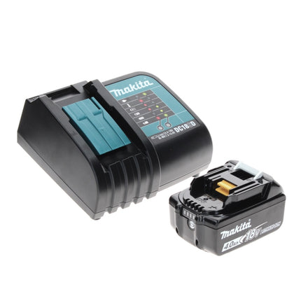 Makita DHP 485 SM1TX Perceuse à percussion sans fil 18 V 50 Nm Brushless + 1x Batterie 4,0 Ah + Chargeur + Coffret aluminium TX + Jeu d’embouts et de forets, 70 pcs.