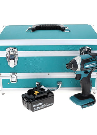 Makita DTD 152 M1TX Visseuse à chocs sans fil 18 V 165 Nm + 1x Batterie 4,0 Ah + Jeu de forets 70 pièces + Mallette en aluminium TX - sans chargeur