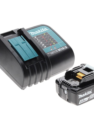 Makita DTD 156 SM1TX clé à chocs sans fil 18 V 155 Nm + 1 batterie 4,0 Ah + chargeur + jeu de 70 forets + mallette en aluminium TX