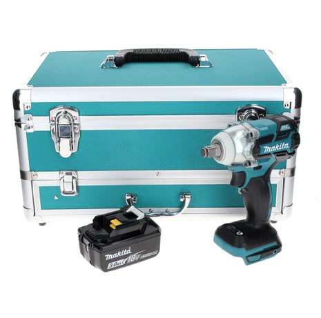 Makita DTW 285 F1TX llave de impacto a batería 18 V 280 Nm 1/2" sin escobillas + 1x batería 3,0 Ah + juego de brocas de 70 piezas + maletín de aluminio TX - sin cargador