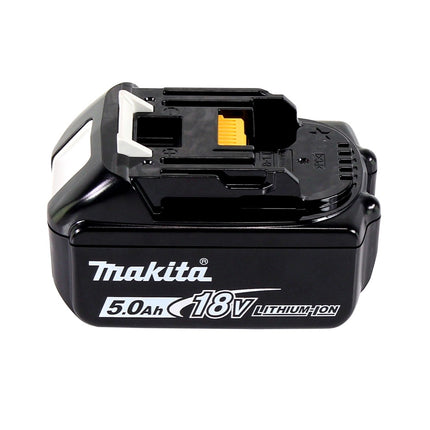 Makita DTW 285 T1TX Visseuse à chocs sans fil 18 V 280 Nm 1/2" Brushless + 1x Batterie 5,0 Ah + Jeu de mèches 70 pièces + Mallette TX - sans chargeur