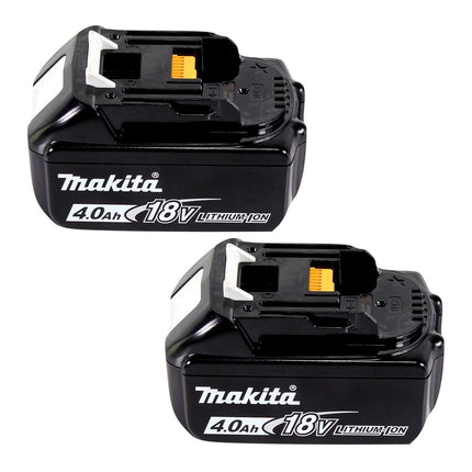 Makita DUC 256 M Tronçonneuse à chaîne sans fil 36 V ( 2x 18 V ) Brushless 25 cm + 2x batterie 4,0 Ah - sans chargeur