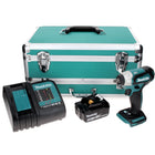 Makita DTW 180 SM1TX Visseuse à chocs sans fil 18 V 180 Nm 3/8