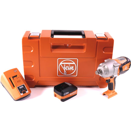 FEIN ASCD 18-1000 W34 Visseuse à percussion sans fil 18V 1050 Nm - 3/4" sans balai + 1x Batterie 5,2 Ah + Chargeur + Coffret