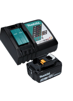 Makita DGA 506 RF1J Meuleuse d'angle sans fil 18 V 125 mm Brushless + 1x Batterie 3,0 Ah + Chargeur + Makpac