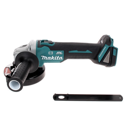 Makita DGA 506 RM1J Meuleuse d'angle sans fil, sans balai, 18 V 125 mm + 1x Batterie 4,0 Ah + Chargeur + Makpac