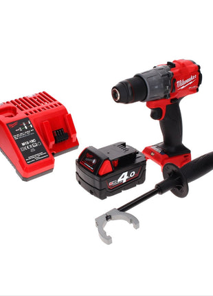 Taladro percutor inalámbrico Milwaukee M18 ONEPD2-401C 18 V 135 Nm Brushless One Key Bluetooth + 1x batería 4,0 Ah + cargador