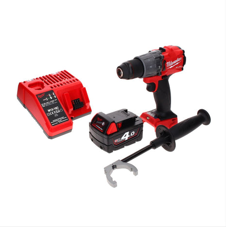 Taladro percutor inalámbrico Milwaukee M18 ONEPD2-401C 18 V 135 Nm Brushless One Key Bluetooth + 1x batería 4,0 Ah + cargador