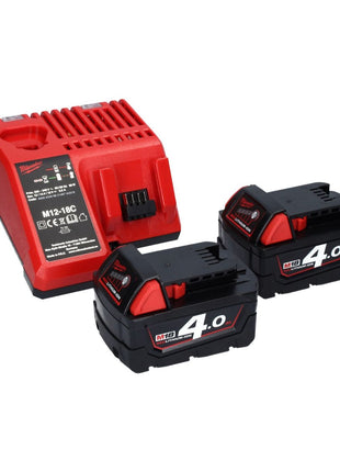 Taladro percutor inalámbrico Milwaukee M18 ONEPD2-402C 18 V 135 Nm Brushless One Key Bluetooth + 2x baterías 4,0 Ah + cargador