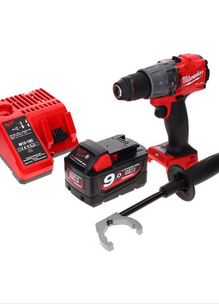 Taladro percutor inalámbrico Milwaukee M18 ONEPD2-901C 18 V 135 Nm Brushless One Key Bluetooth + 1x batería 9,0 Ah + cargador