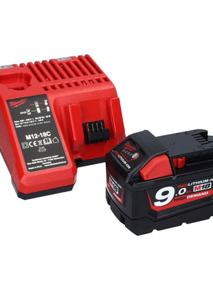 Taladro percutor inalámbrico Milwaukee M18 ONEPD2-901C 18 V 135 Nm Brushless One Key Bluetooth + 1x batería 9,0 Ah + cargador