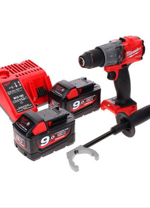 Taladro percutor inalámbrico Milwaukee M18 ONEPD2-902C 18 V 135 Nm Brushless One Key Bluetooth + 2x baterías 9,0 Ah + cargador