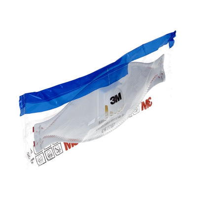 3M FFP3 Aura 9332+ Masque respiratoire avec valve - 10 pièces EN149: 2001 FFP3 NR D