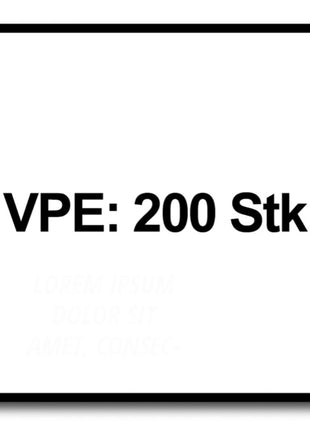 SPAX Vis pour façade 4,5 x 50mm - Acier inoxydable A2 - Filetage de fixation - Tête bombée - T-STAR Plus Torx - T20 - CUT (25470004505022)