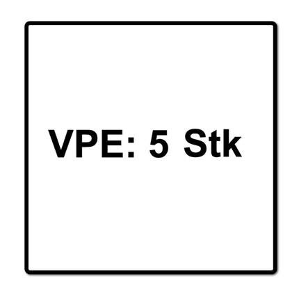 Metabo Sacs filtrants en non-tissé, 25/35L pour ASR 35 L AutoClean / ASR 35 M AutoClean / ASR 25 L SC / ASR 25 M SC / ASR 2050 / ASA 2025 / ASR 35 L ACP / ASR 35 M ACP - 5 pcs. (630343000)
