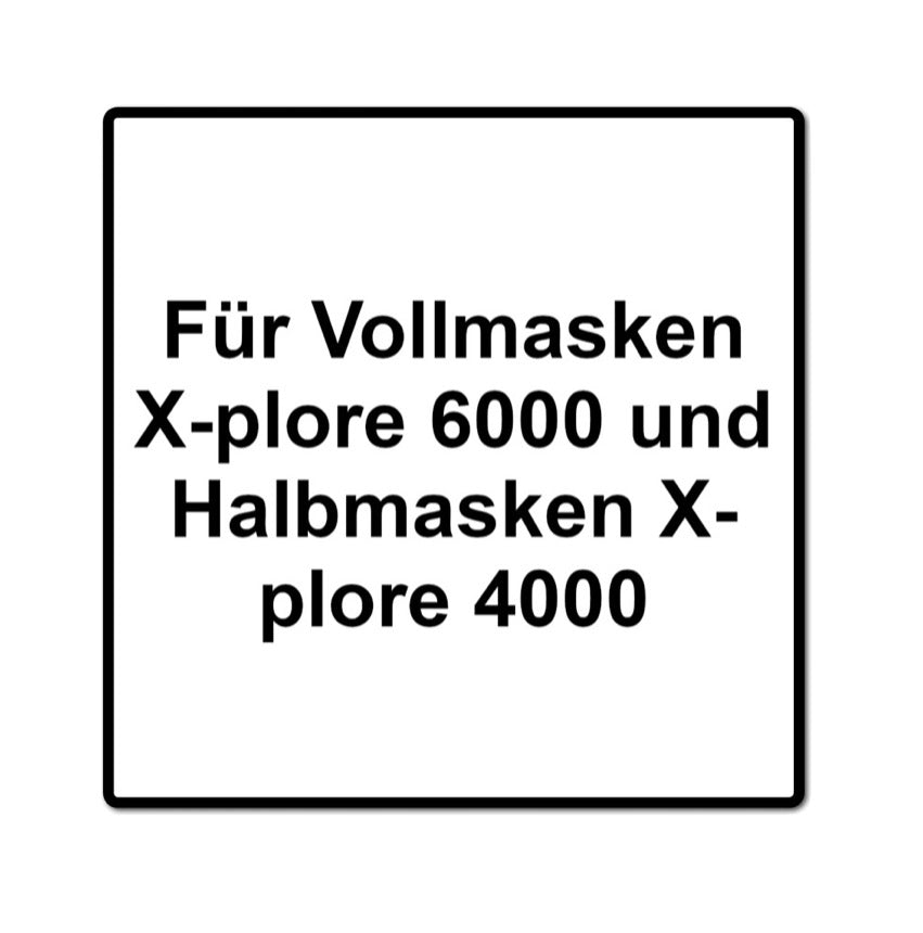 Dräger X-plore Rd40 Filtre respiratoire A2B2E2K2 EN14387 pour masques complets X-plore 6000 et demi-masques X-plore 4000 ( 6738804 )