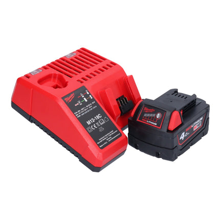 Milwaukee M18 BHG-401 Pistolet à air chaud sans fil 18 V 470 °C + 1x batterie 4,0 Ah + chargeur