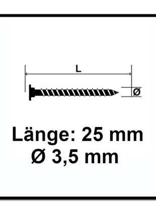 SPAX Flachrückwandkopf Schraube 3,5 x 25 mm 300 Stk. ( 0151010350253 ) Torx T-STAR Plus T20 für Rückwände ohne Linse Vollgewinde Wirox 4Cut