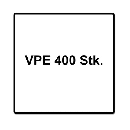 SPAX Vis de terrasse 5,0 x 60 mm acier inoxydable A2 - 400 pcs. (0537000500605) Filetage de fixation culasse Torx T-STAR Plus T25 Cut