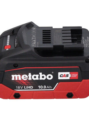 Metabo Set de base 18 V - 2x Batteries 10,0 Ah LIHD + Chargeur ASC 145 système CAS