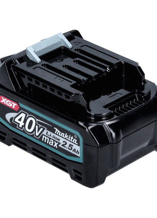 Juego de baterías Makita de 40 V con 4x BL 4025 2,5 Ah (4x 191B36-3) XGT Li-Ion clase de protección IP64 con pantalla LED