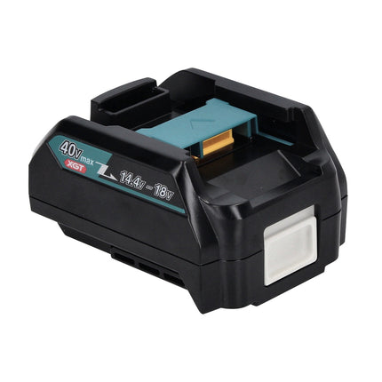 Makita Power Source Kit 40 V max. avec 4x BL 4025 batterie 2.5 Ah ( 4x 191B36-3 ) + DC 40 RA chargeur rapide ( 191E07-8 ) + ADP10 adaptateur de charge LXT sur XGT 14,4V 18V ( 191C10-7 )