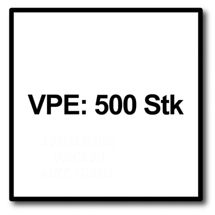 SPAX Vis pour façade 4,0 x 60mm - Acier inoxydable A2 - Filetage Partiel - Tête fraisée bombée - Torx T-STAR Plus T15 - CUT 500 pcs. (5x 0467000400603)