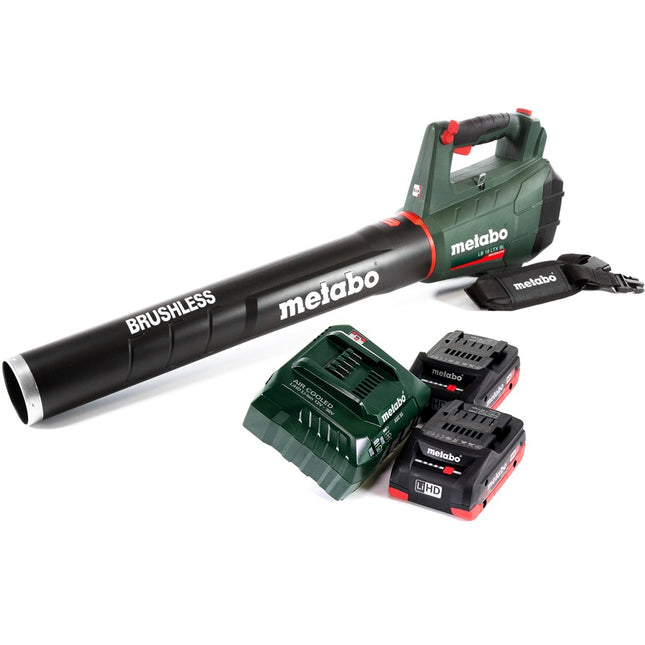 Metabo LB 18 LTX BL Souffleur de feuilles sans fil 18 V brushless + 2x Batteries 4,0 Ah + Chargeur