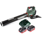 Metabo LB 18 LTX BL Souffleur de feuilles sans fil 18 V brushless + 2x Batteries 5,5 Ah + Chargeur