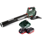 Metabo LB 18 LTX BL Souffleur de feuilles sans fil 18 V brushless + 2x Batteries 8,0 Ah + Chargeur