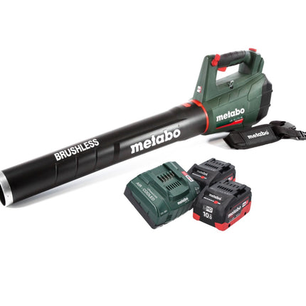 Metabo LB 18 LTX BL Souffleur de feuilles sans fil 18 V brushless + 2x Batteries 10,0 Ah + Chargeur